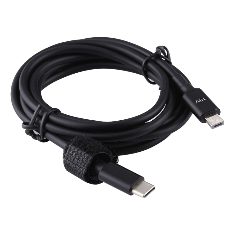 ASUS X205T 19V 전원 인터페이스 to USB-C / Type-C 수 노트북 충전 케이블, 케이블 길이: 1.5m, ASUS X205T 전원 인터페이스 to USB-C / Type-C 수용