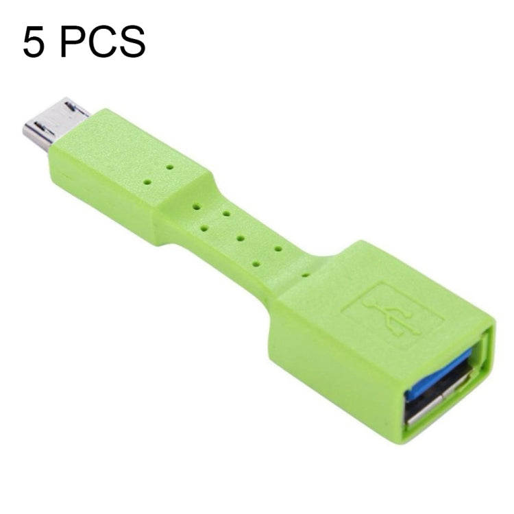5개 세트 마이크로 USB 수형 to USB 3.0 암형 OTG 어댑터, 마이크로 USB to USB 3.0