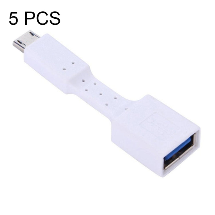 5개 세트 마이크로 USB 수형 to USB 3.0 암형 OTG 어댑터, 마이크로 USB to USB 3.0