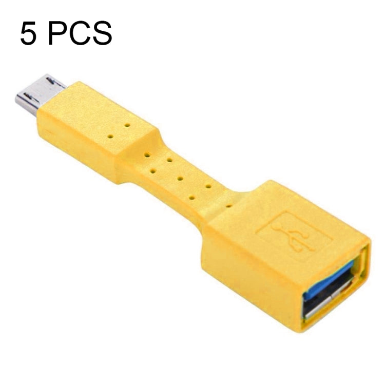 5개 세트 마이크로 USB 수형 to USB 3.0 암형 OTG 어댑터, 마이크로 USB to USB 3.0