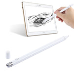 긴 범용 충전식 정전식 터치 스크린 스타일러스 펜, 2.3mm 초미세 금속 팁, iPhone, iPad, 삼성 및 기타 정전식 터치 스크린 스마트폰 또는 태블릿 PC용