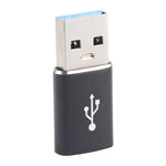 3개 세트 USB-C / Type-C 암-USB 3.0 수 알루미늄 합금 어댑터, 충전 및 데이터 전송 지원, USB 3.0