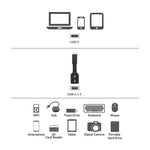 5개 세트 USB-C / 타입-C 수형 to USB 3.0 암형 OTG 어댑터, USB-C / 타입-C to USB 3.0