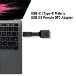5개 세트 USB-C / 타입-C 수형 to USB 3.0 암형 OTG 어댑터, USB-C / 타입-C to USB 3.0