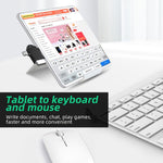 USB 3.0 암형 to USB-C / 타입-C 수형 + 마이크로 USB 수형 다기능 OTG 어댑터 슬링 홀 포함