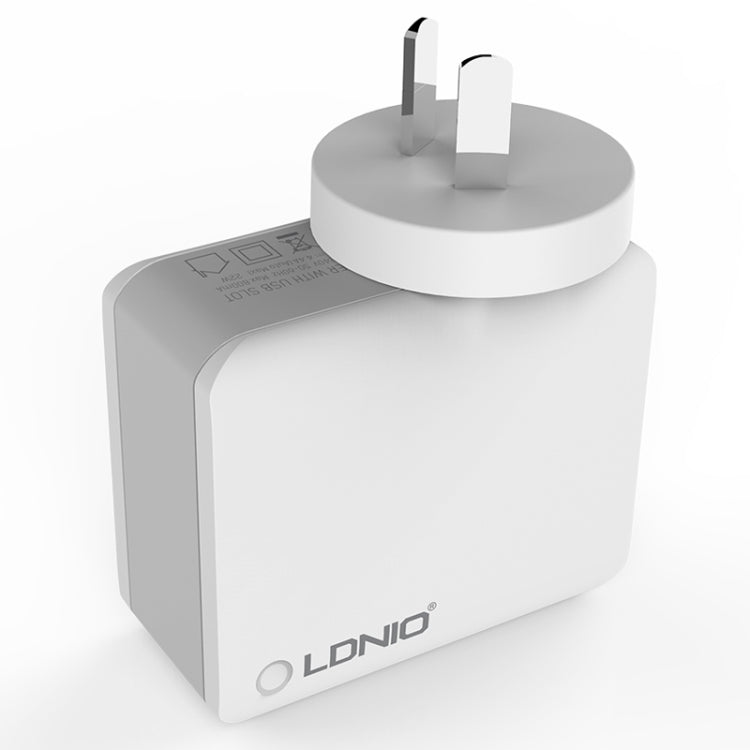 LDNIO A4403 4.4A 4포트 USB 스마트 여행용 충전기, EU 플러그, SAS5293AU, SAS5293EU, SAS5293UK, SAS5293US