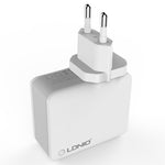 LDNIO A4403 4.4A 4포트 USB 스마트 여행용 충전기, EU 플러그, SAS5293AU, SAS5293EU, SAS5293UK, SAS5293US