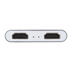4K 울트라 HD 듀얼 HDMI 인터페이스 출력 to USB-C / Type-C 어댑터, 9175B