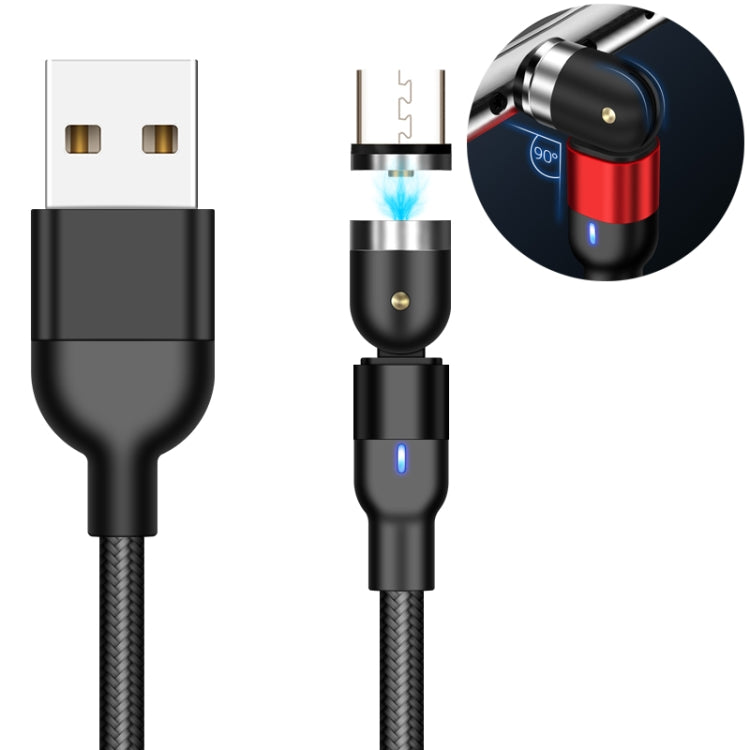 1m 2A 출력 USB to 마이크로 USB 나일론 꼬임 회전 마그네틱 충전 케이블, 1m 마이크로 USB