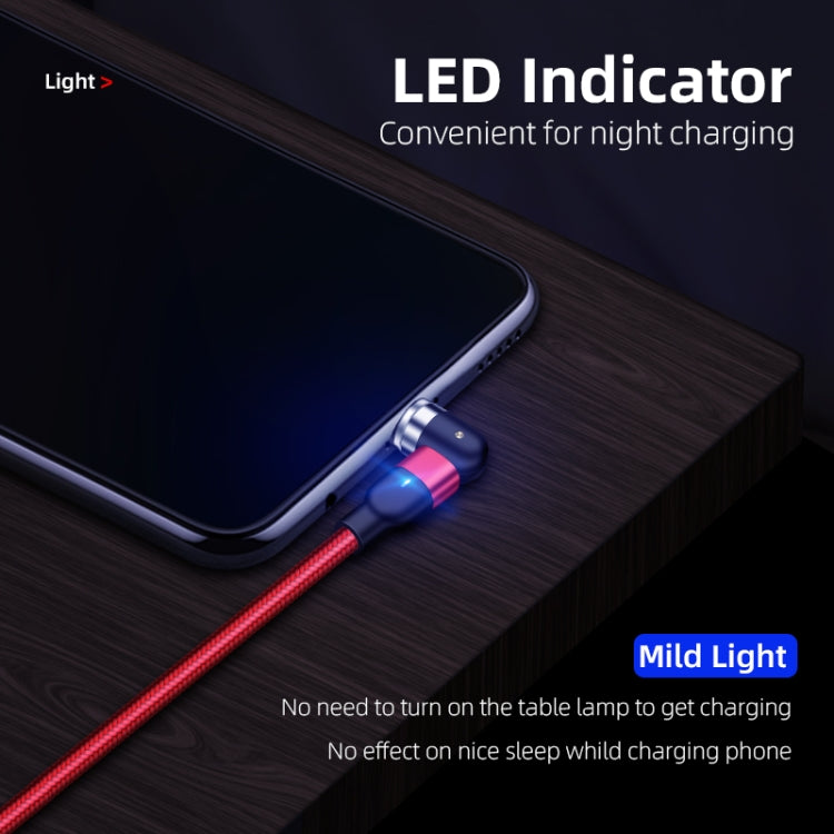 1m 2A 출력 USB to USB-C / Type-C 나일론 꼬임 회전 자석 충전 케이블, 1m Type-C