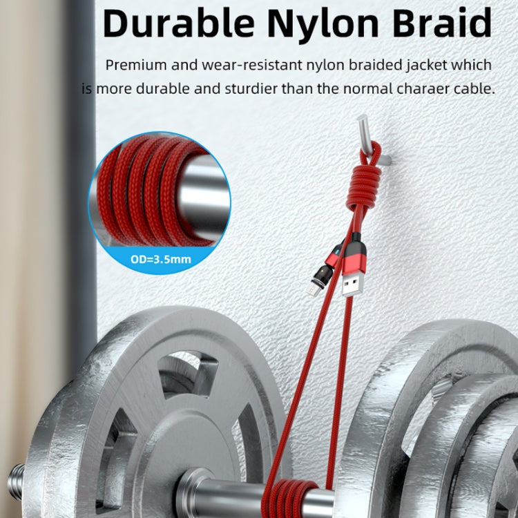 2m 3A Output USB to Micro USB 540 Degree Rotating Magnetic Data Sync Charging Cable, 2m Micro USB