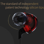 KZ ED12 3.5mm 잭 행잉 이어 스포츠 디자인 인이어 스타일 와이어 컨트롤 이어폰, 케이블 길이: 1.2m, ED12