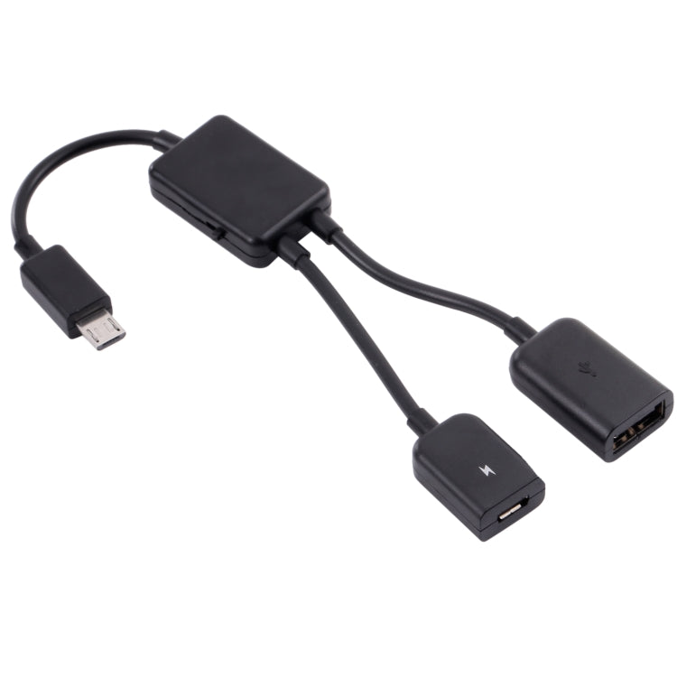 1 to 2 마이크로 USB OTG 어댑터 케이블