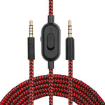 ZS0159 Logitech G433 / G233 / G Pro / G Pro X용 3.5mm 남성-남성 게이밍 헤드셋 오디오 케이블 유선 통화 지원, 케이블 길이: 2m