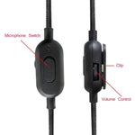 ZS0159 Logitech G433 / G233 / G Pro / G Pro X용 3.5mm 남성-남성 게이밍 헤드셋 오디오 케이블 유선 통화 지원, 케이블 길이: 2m