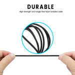 ZS0159 Logitech G433 / G233 / G Pro / G Pro X용 3.5mm 남성-남성 게이밍 헤드셋 오디오 케이블 유선 통화 지원, 케이블 길이: 2m