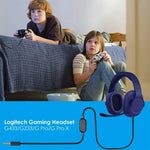 ZS0159 Logitech G433 / G233 / G Pro / G Pro X용 3.5mm 남성-남성 게이밍 헤드셋 오디오 케이블 유선 통화 지원, 케이블 길이: 2m