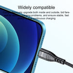 4 in 1 66W 6A USB to 8핀 + 마이크로 USB + 듀얼 USB-C / Type-C 고속 충전 데이터 케이블, 케이블 길이: 1.2m, 1.2m, 1.2m 66W