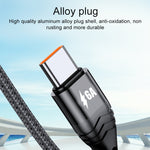 4 in 1 66W 6A USB to 8핀 + 마이크로 USB + 듀얼 USB-C / Type-C 고속 충전 데이터 케이블, 케이블 길이: 1.2m, 1.2m, 1.2m 66W