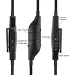 ZS0195 Logitech G633 / G635 / G933 / G935용 3.5mm 게이밍 헤드셋 오디오 케이블, 케이블 길이: 1.5m, Logitech G633용 1.5m