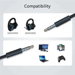ZS0195 Logitech G633 / G635 / G933 / G935용 3.5mm 게이밍 헤드셋 오디오 케이블, 케이블 길이: 1.5m, Logitech G633용 1.5m