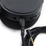 ZS0135 SteelSeries Arctis 3 / 5 / 7용 이어폰 오디오 케이블, 케이블 길이: 2m, 오디오 케이블 블랙, 오디오 케이블 실버