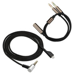ZS0135 2-in-1 SteelSeries Arctis 3 / 5 / 7용 이어폰 오디오 케이블 + 이어폰 어댑터 케이블 세트, 오디오 케이블 + 어댑터 케이블