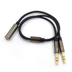 ZS0135 2-in-1 SteelSeries Arctis 3 / 5 / 7용 이어폰 오디오 케이블 + 이어폰 어댑터 케이블 세트, 오디오 케이블 + 어댑터 케이블