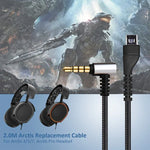 ZS0135 2-in-1 SteelSeries Arctis 3 / 5 / 7용 이어폰 오디오 케이블 + 이어폰 어댑터 케이블 세트, 오디오 케이블 + 어댑터 케이블