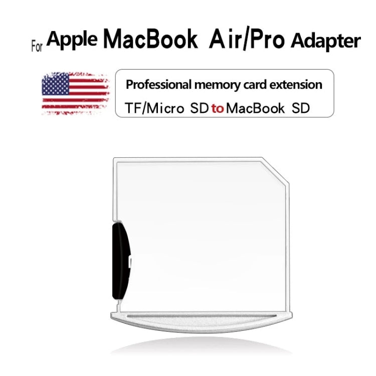 MacBook Air / Pro용 Micro SD / TF 카드 to SD 어댑터, 최대 512GB 지원, 512GB