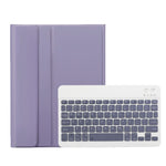 iPad 11 2025 / 10세대 10.9 2022용 A10B 램스킨 텍스처 초슬림 블루투스 키보드 가죽 태블릿 케이스 펜 슬롯 포함, A10B