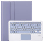 iPad 11 2025 / 10세대 10.9 2022용 A10B-A 램스킨 텍스처 블루투스 터치 키보드 가죽 태블릿 케이스 펜 슬롯 포함, A10B-A