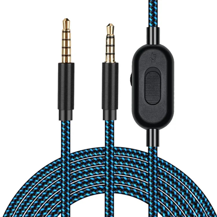 ZS0162 로지텍 Astro A10 A40 A30용 유선 컨트롤 버전 게이밍 헤드셋 오디오 케이블, 유선 컨트롤 버전