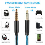 ZS0162 로지텍 Astro A10 A40 A30용 스트레이트 버전 게이밍 헤드셋 오디오 케이블, 스트레이트 버전