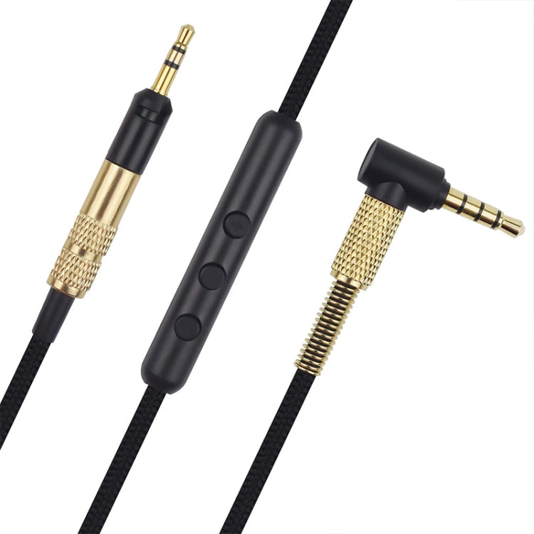 ZS0010 유선 컨트롤 버전 3.5mm to 2.5mm 헤드폰 케이블, 젠하이저 HD518 HD558 HD598 HD579 559용, 유선 컨트롤 버전