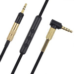 ZS0010 유선 컨트롤 버전 3.5mm to 2.5mm 헤드폰 케이블, 젠하이저 HD518 HD558 HD598 HD579 559용, 유선 컨트롤 버전