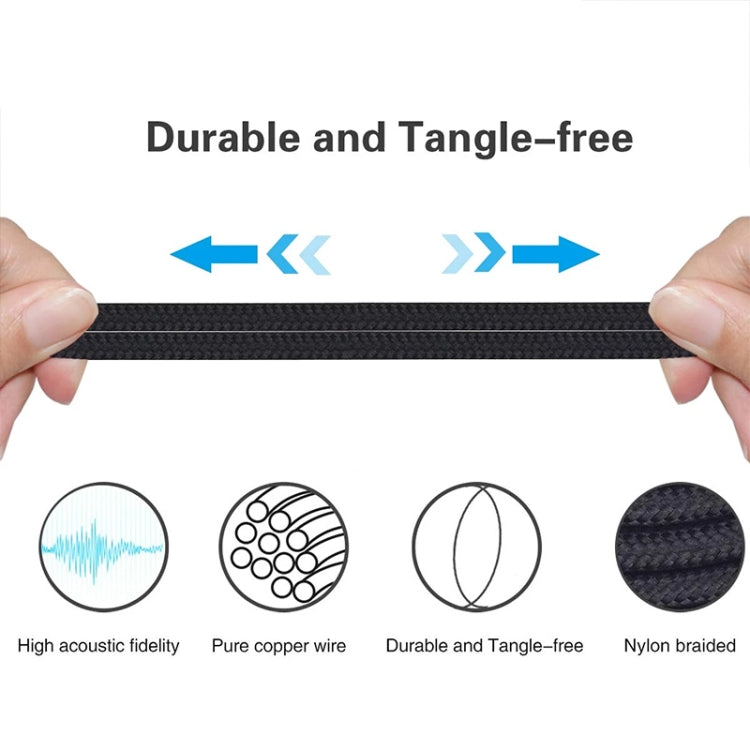 ZS0010 유선 컨트롤 버전 3.5mm to 2.5mm 헤드폰 케이블, 젠하이저 HD518 HD558 HD598 HD579 559용, 유선 컨트롤 버전