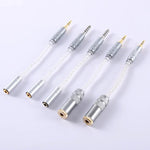 ZS0021 4.4mm 수컷 to 3.5mm 암컷 밸런스 어댑터 케이블, 4.4mm 수컷 to 3.5mm 암컷