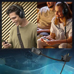 ZS0217 BOSE QC35I / QC35II용 게이밍 노이즈 캔슬링 헤드폰 케이블