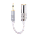 ZS0021 3.5mm 수컷 to 4.4mm 암컷 밸런스 어댑터 케이블, 3.5mm 수컷 to 4.4mm 암컷
