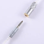 ZS0021 3.5mm 수컷 to 4.4mm 암컷 밸런스 어댑터 케이블, 3.5mm 수컷 to 4.4mm 암컷