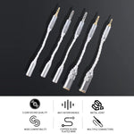 ZS0021 3.5mm 수컷 to 4.4mm 암컷 밸런스 어댑터 케이블, 3.5mm 수컷 to 4.4mm 암컷