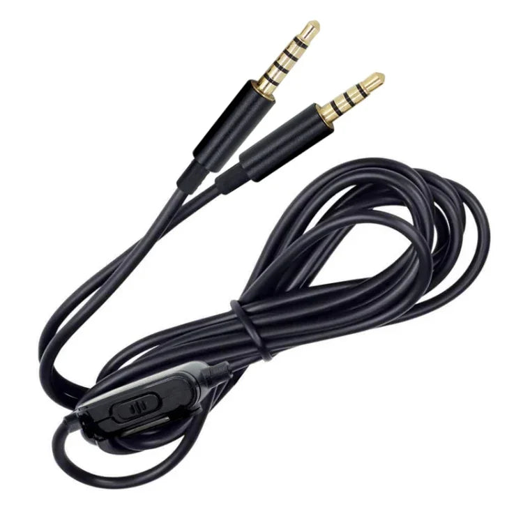 ZS0086 로지텍 Astro A10 A40 A30용 볼륨 컨트롤 버전 게이밍 헤드폰 오디오 케이블, 볼륨 컨트롤 버전