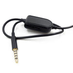 ZS0086 로지텍 Astro A10 A40 A30용 볼륨 컨트롤 버전 게이밍 헤드폰 오디오 케이블, 볼륨 컨트롤 버전