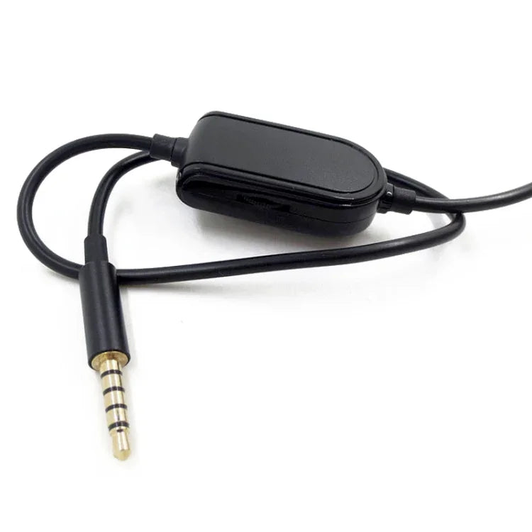 ZS0086 로지텍 Astro A10 A40 A30용 볼륨 컨트롤 버전 게이밍 헤드폰 오디오 케이블, 볼륨 컨트롤 버전
