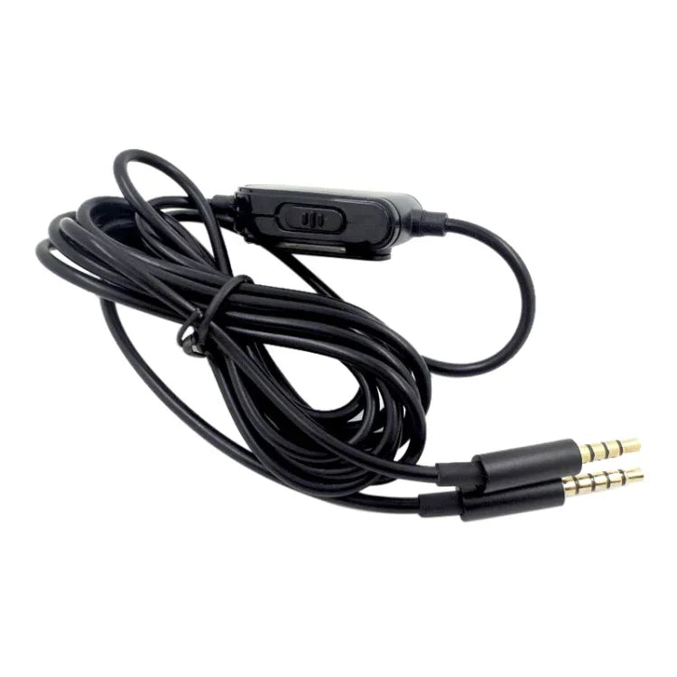 ZS0086 로지텍 Astro A10 A40 A30용 볼륨 컨트롤 버전 게이밍 헤드폰 오디오 케이블, 볼륨 컨트롤 버전