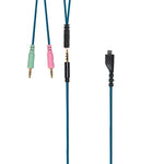 ZS0158 SteelSeries Arctis 3 / 5 / 7용 스트레이트 플러그 + 어댑터 케이블 게이밍 헤드셋 오디오 케이블, 스트레이트 플러그 + 어댑터 케이블