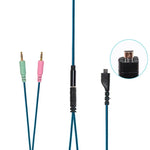 ZS0158 SteelSeries Arctis 3 / 5 / 7용 스트레이트 플러그 + 어댑터 케이블 게이밍 헤드셋 오디오 케이블, 스트레이트 플러그 + 어댑터 케이블