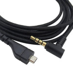 ZS0169 SteelSeries Arctis 3 / 5 / 7 / Pro용 USB 브레이디드 헤드폰 오디오 케이블, ZS0169