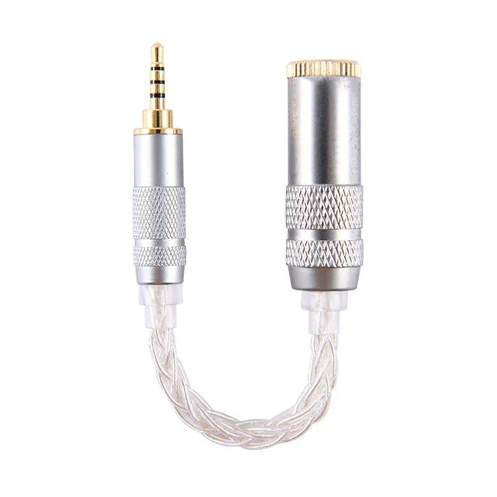 ZS0021 2.5mm 수컷 to 4.4mm 암컷 밸런스 어댑터 케이블, 2.5mm 수컷 to 4.4mm 암컷